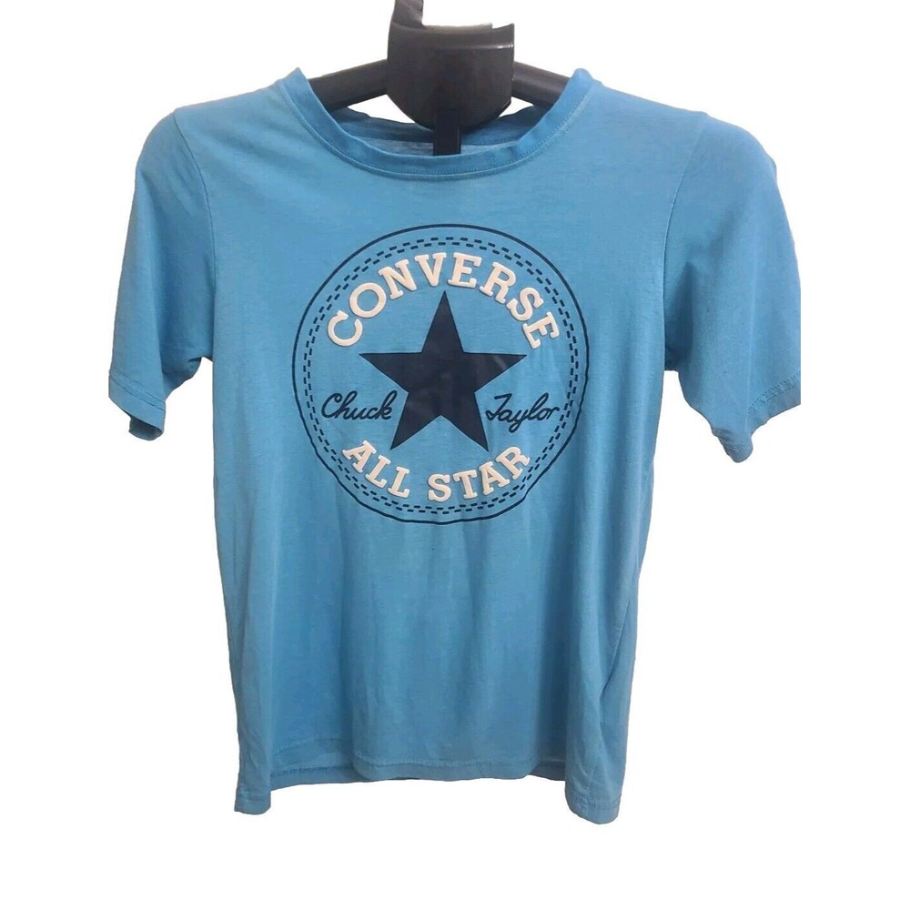 Boy's Large T Shirt Converse Blue 12-13 - Picture 2 of 4